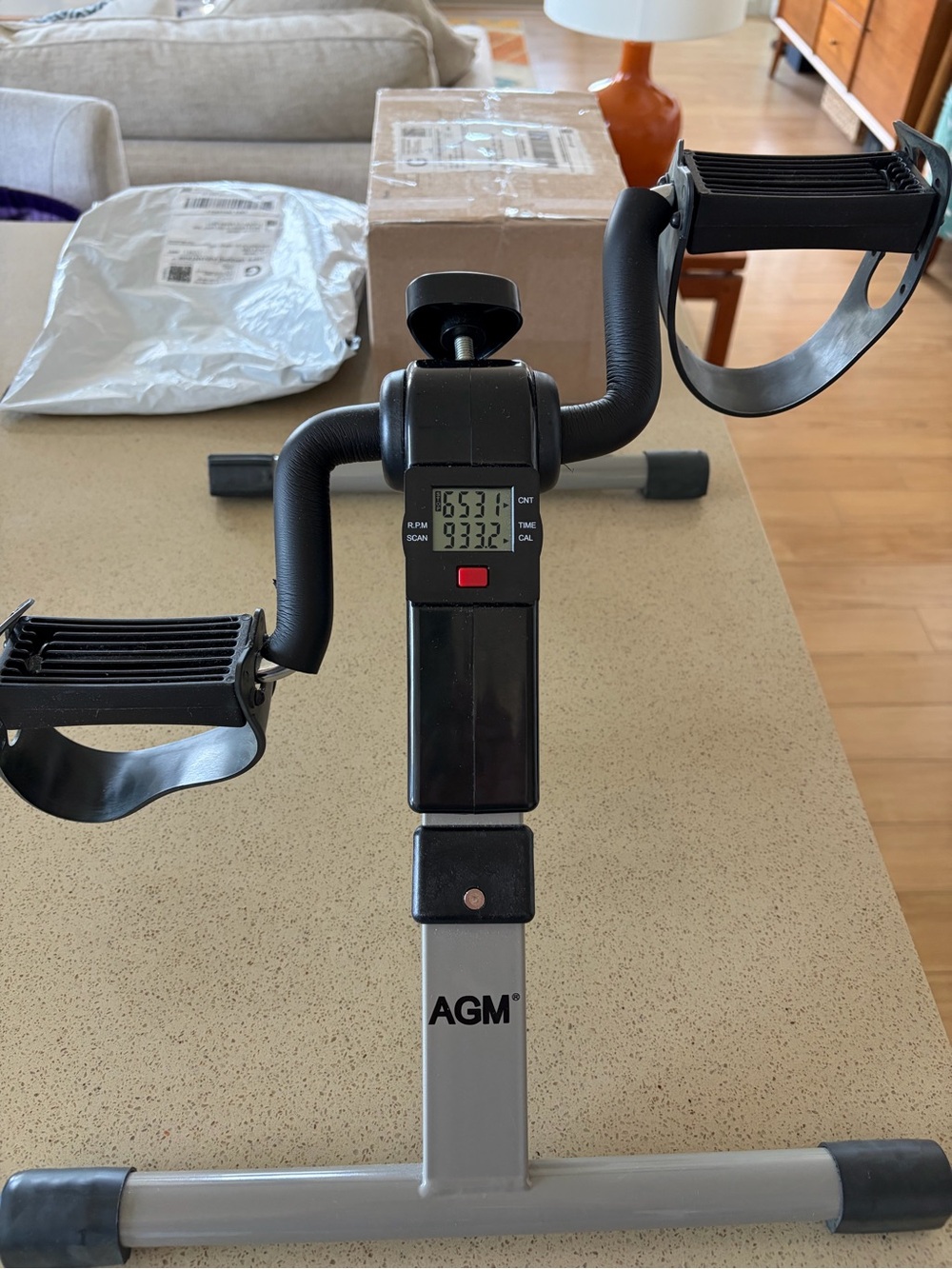 Folding pedal Exerciser, Under Desk Bike